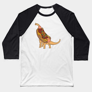 Brat-osaurus Baseball T-Shirt